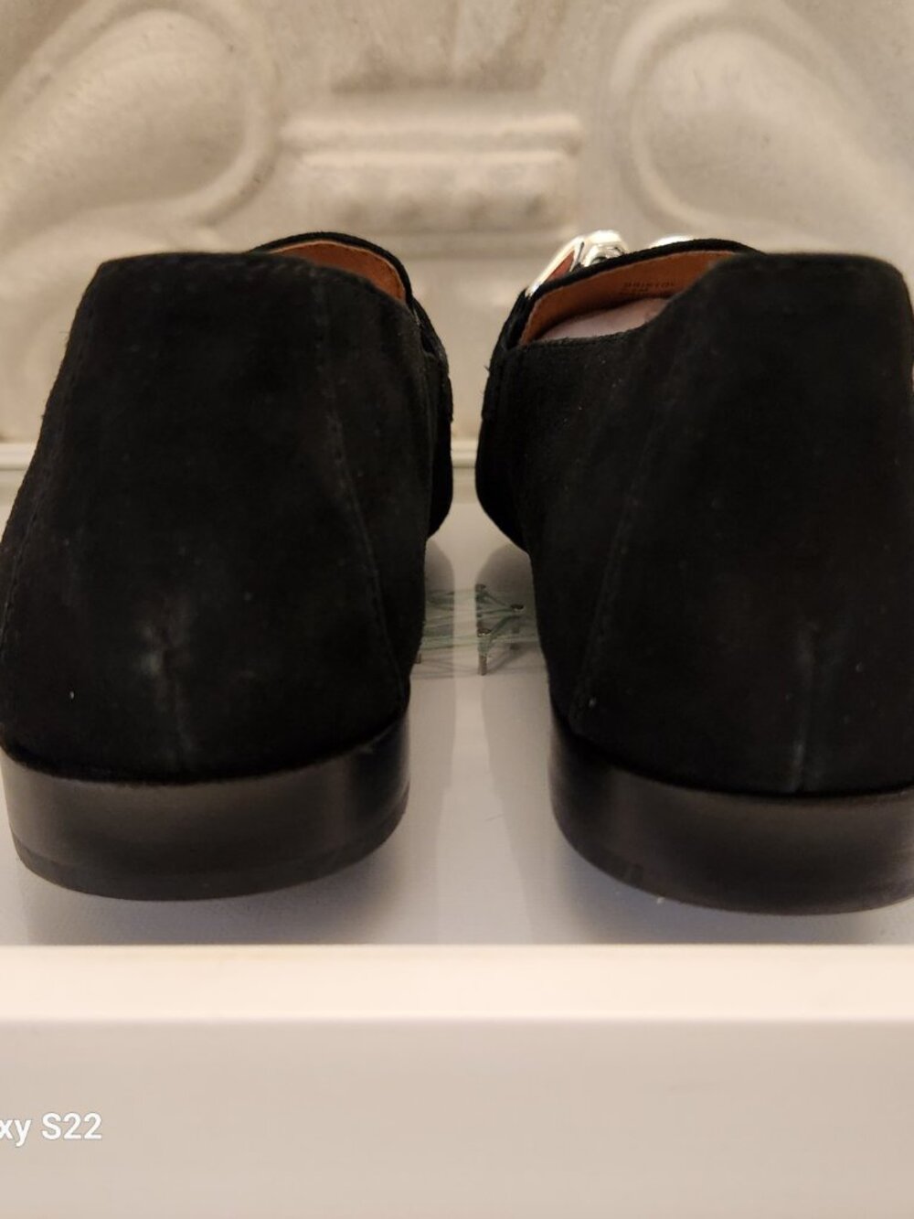 Donald Pliner "Bristolks" black kid suede loafers. NIB. Size 7.5 - Picture 8 of 11
